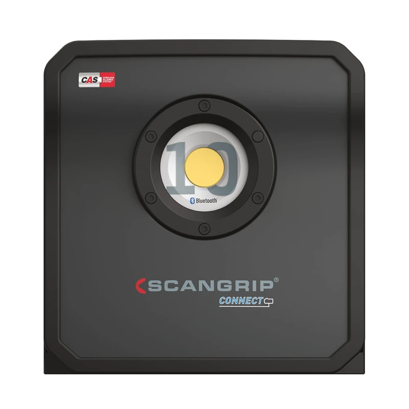 SCANGRIP NOVA 10 Connect 10000 Lumen Power Tool Battery Operated LED Work Light, Cordless, Light Dimmer Function, Built-in Power Bank, Waterproof IP65, Outdoor Work