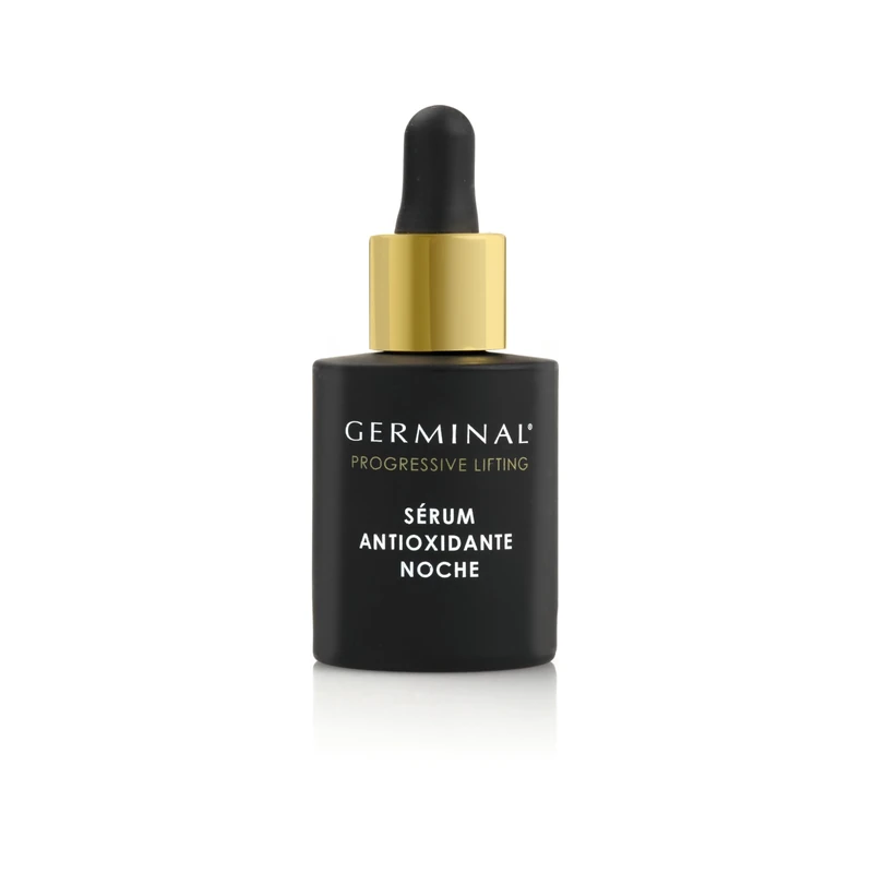 Germinal Progresive Lifting face serum antioxidant at Night, 30ml, Anti-Aging with Lifting Effect, Pipette Size, moisturizing, Wrinkle-Free, Dirt-Repellent and Firming