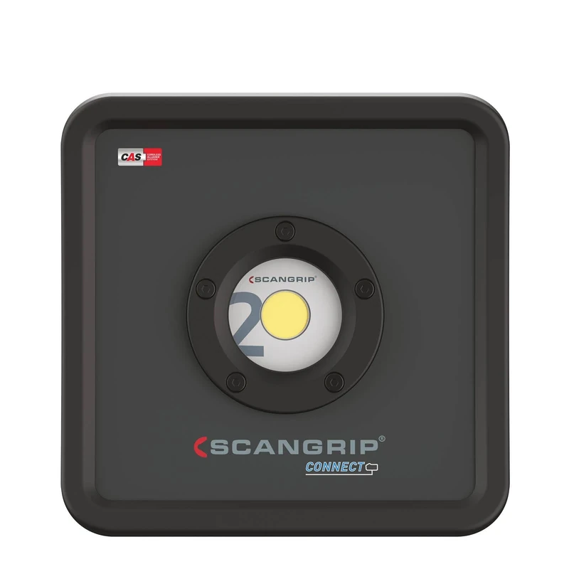 SCANGRIP NOVA 2 Connect 2000 Lumen Portable Led Work Light, Power Tool Battery Operated, Handheld, Compact, Light Dimmer Function, Built-in Hook, and Power Bank with USB