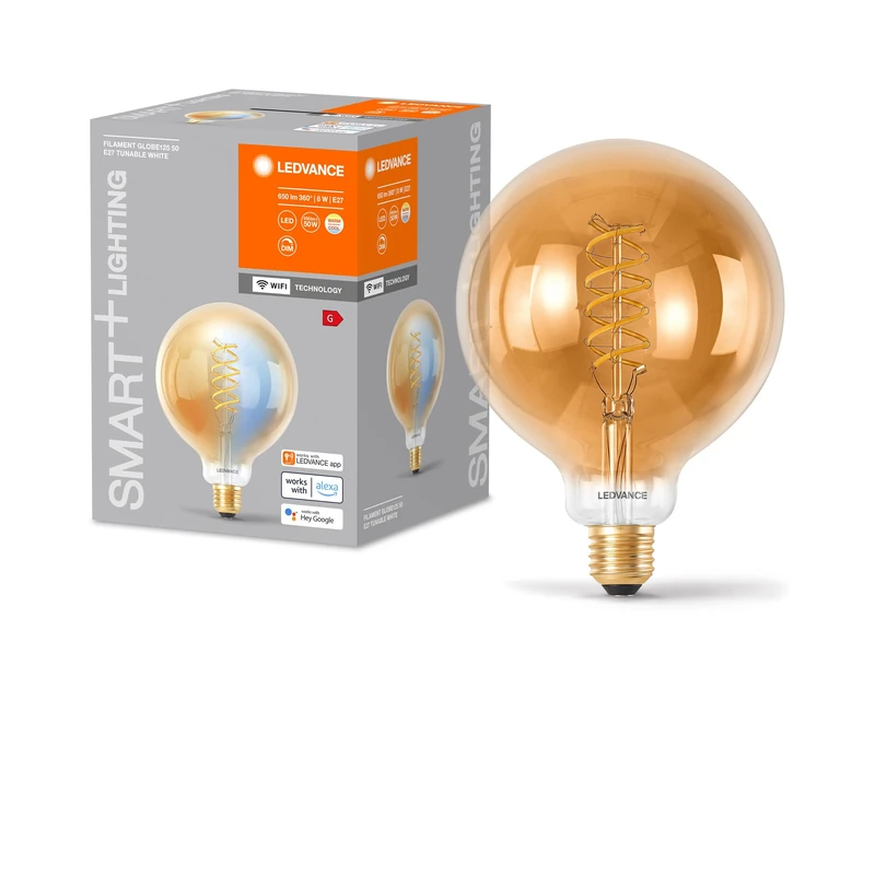 LEDVANCE Smart+ WiFi LED Gold Globe Lamps - E27 Pack of 4