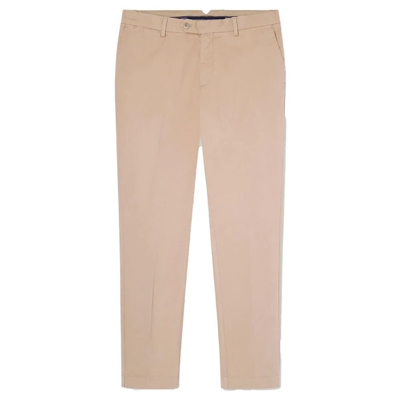 Hackett London Men's C Chino Kensington Pants, Beige (Oat), 33W/28L
