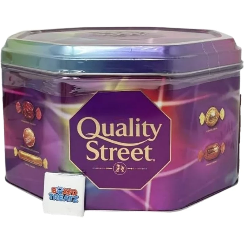 Quality Street Tin 2kg Valentine Chocolate Easter Chocolate Tub Festive Season Chocolates Tub Mothers Day Gift Boxed Treatz
