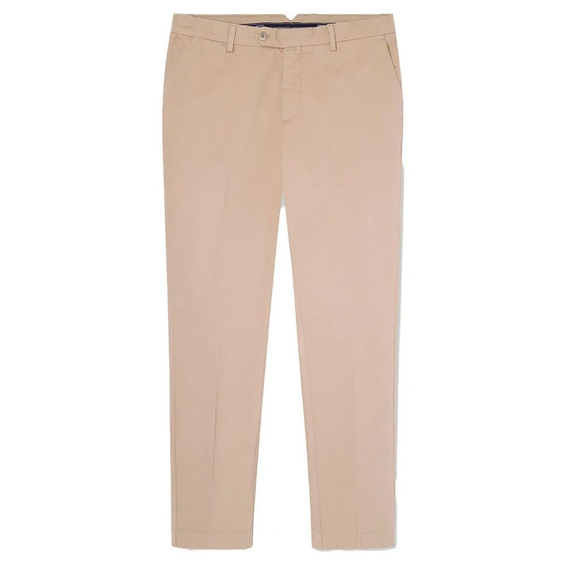 Hackett London Men's C Chino Kensington Pants, Beige (Oat), 42W/34L