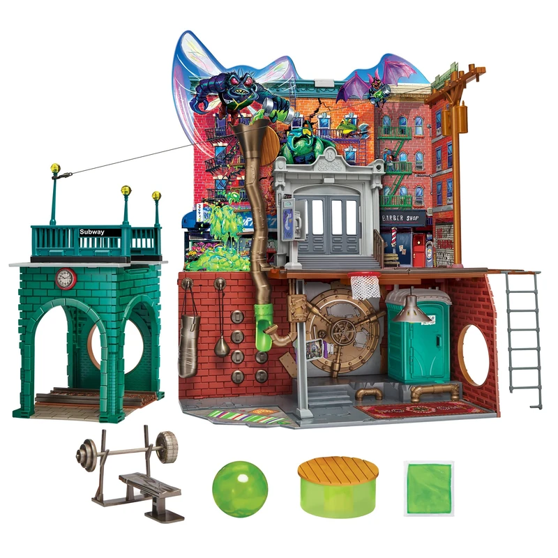Teenage Mutant Ninja Turtles: Mutant Mayhem Sewer Lair Playset. Ideal present for boys 4 to 7 years and TMNT fans!
