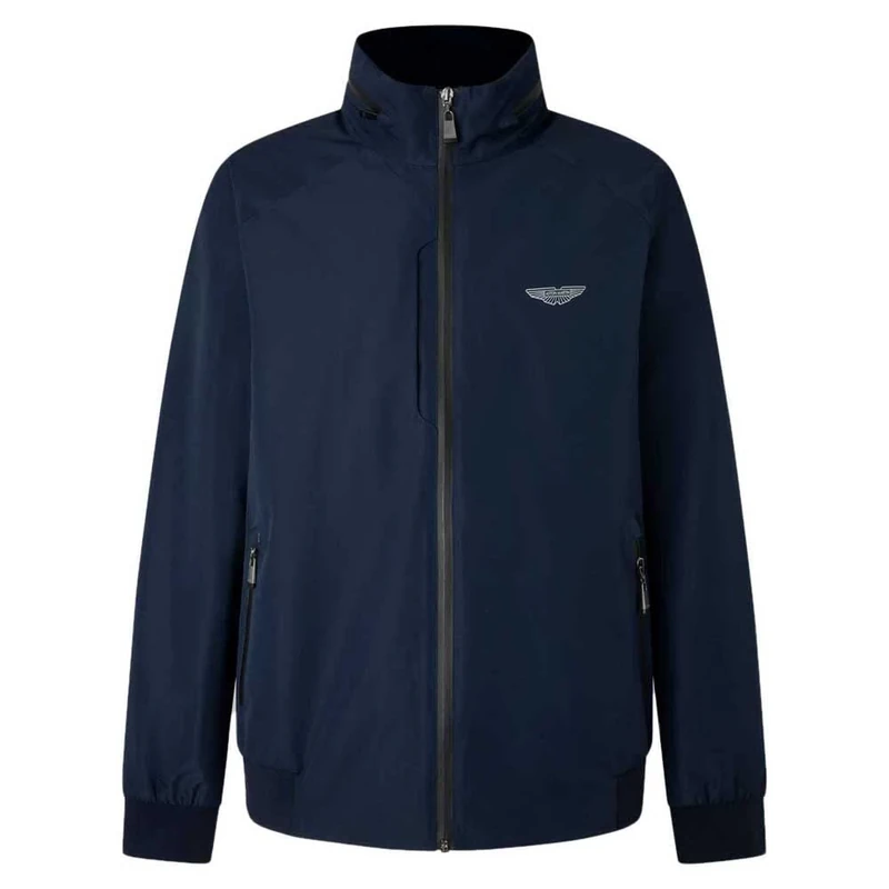 Hackett London Men's Coats AM HYPER SOFTSHELL Blue (Navy),S