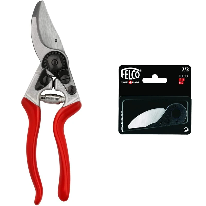 FELCO Model 8 Secateurs (Large) & Spare Cutting Blade for Models 7/8 - Image 1