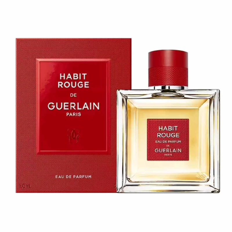 GUERLAIN 265-04840 Fragrance Habit Rouge EDP Spray 100 ml for Adults, Designed for Long-Lasting Everyday Fragrance wear, 100 ml
