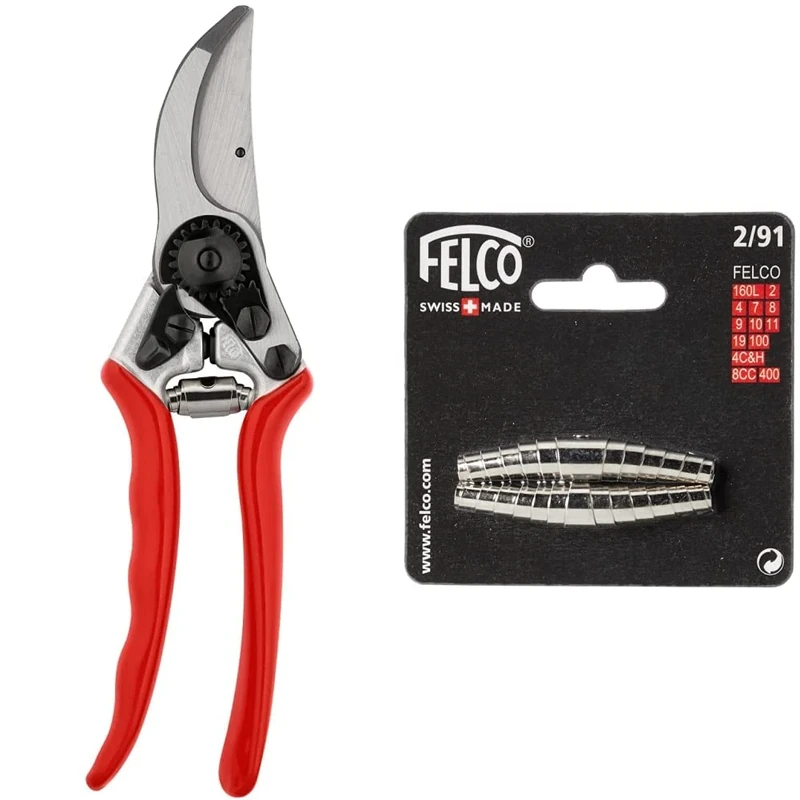 FELCO Model 11 Secateurs (Large) & Spare Springs for Models 2/4/7/8/9/10/11/100