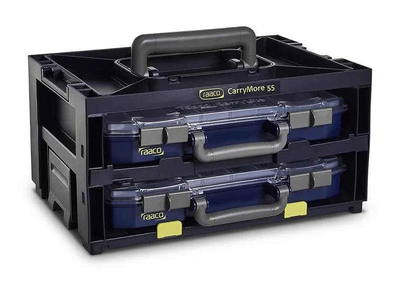 Raaco CarryMore 55x2 equipped with 2 CarryLite 55 4x8-16, 146395