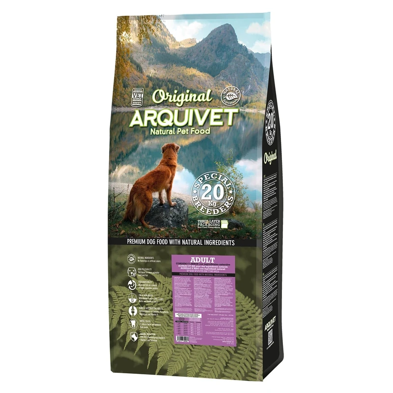 Arquivet - Original - Adult - Lamb & Rice - 20 kg - Complete dry food for Adult dogs