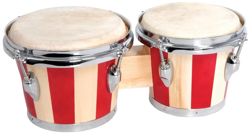 Chord | Premium Quality Bongos With Tuning Key & Carry Bag | 6.5" & 7.5"