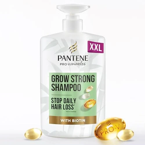 Pantene Grow Strong Shampoo with Biotin & Protein - 1L XXL Pump