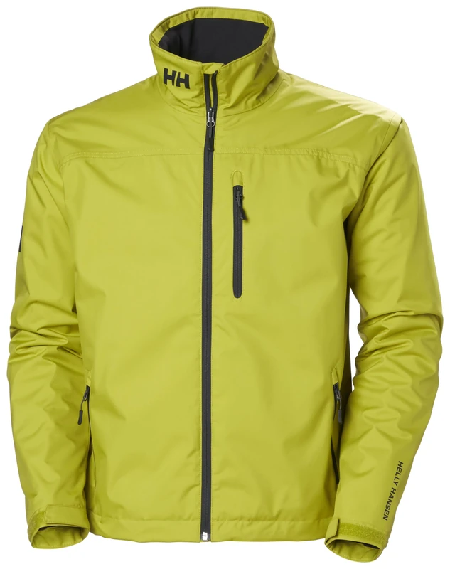 Helly Hansen Mens Crew Midlayer Jacket, Bright Moss, M