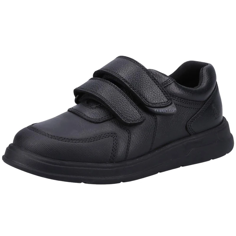 Hush Puppies Boy's Ryan Senior School Uniform Shoe, Black, 8 UK