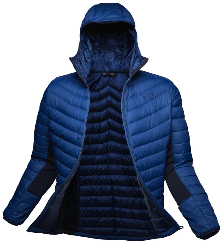 Helly Hansen Mens Verglas Hooded Down Hybrid Ins, Deep Fjord, 2XL