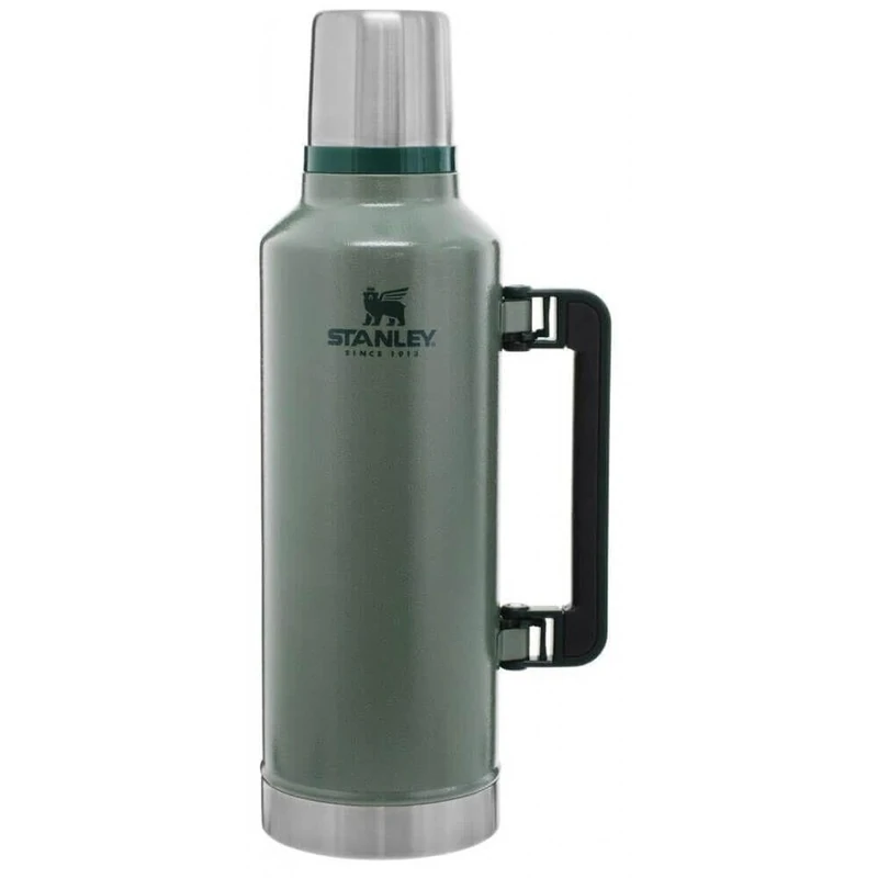 Stanley 1913 Classic Legendary Thermal Flask 2.3L - Keeps Hot Or Cold for 48 Hours - BPA-Free Insulated Bottle - Stainless Steel Coffee Flask - Leakproof - Dishwasher Safe - Green