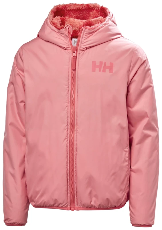 Helly Hansen Junior Unisex Jr Champ Reversible Jacket, Coral Almond, 10