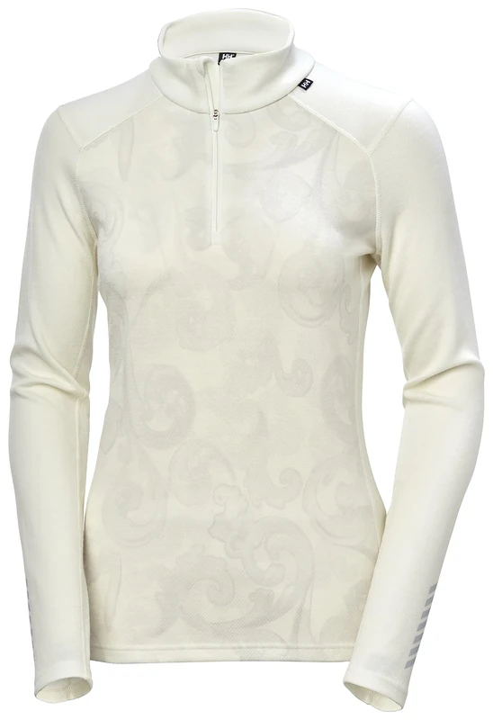 Helly Hansen Women's W LIFA Merino Midw Gra 1/2 Zip, White, S