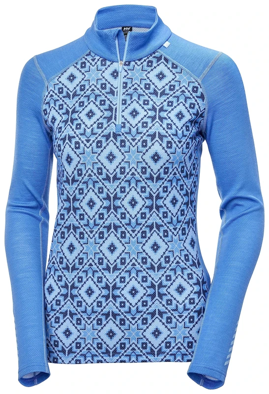 Helly Hansen Women's W LIFA Merino Midw Gra 1/2 Zip, Ultra Blue, XS