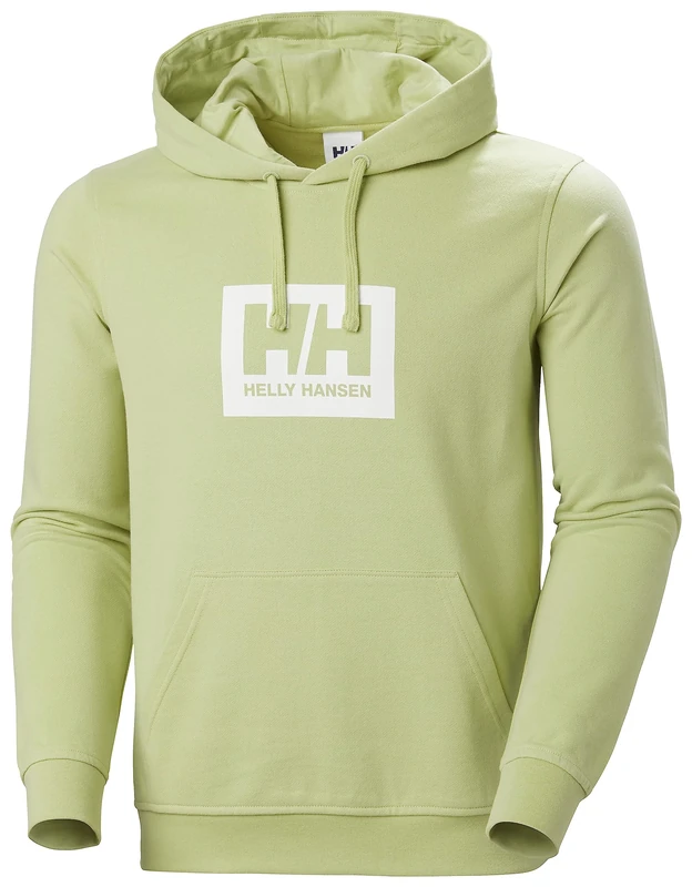 Helly Hansen Men's HH Box Hoodie - Iced Matcha L, 100% Cotton