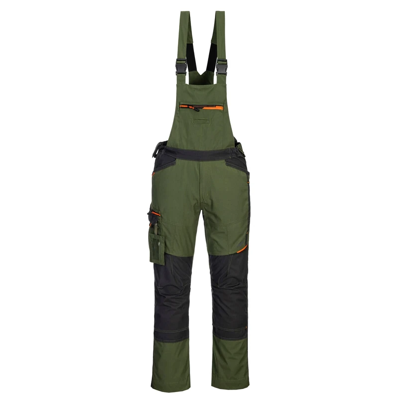 Portwest T704 WX3 Bib and Brace Machine Washable Stud and Zip Fastening