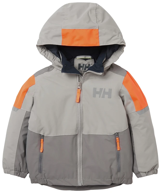 Helly Hansen Kids Unisex K Rider 2.0 Ins Jacket, Concrete, 2
