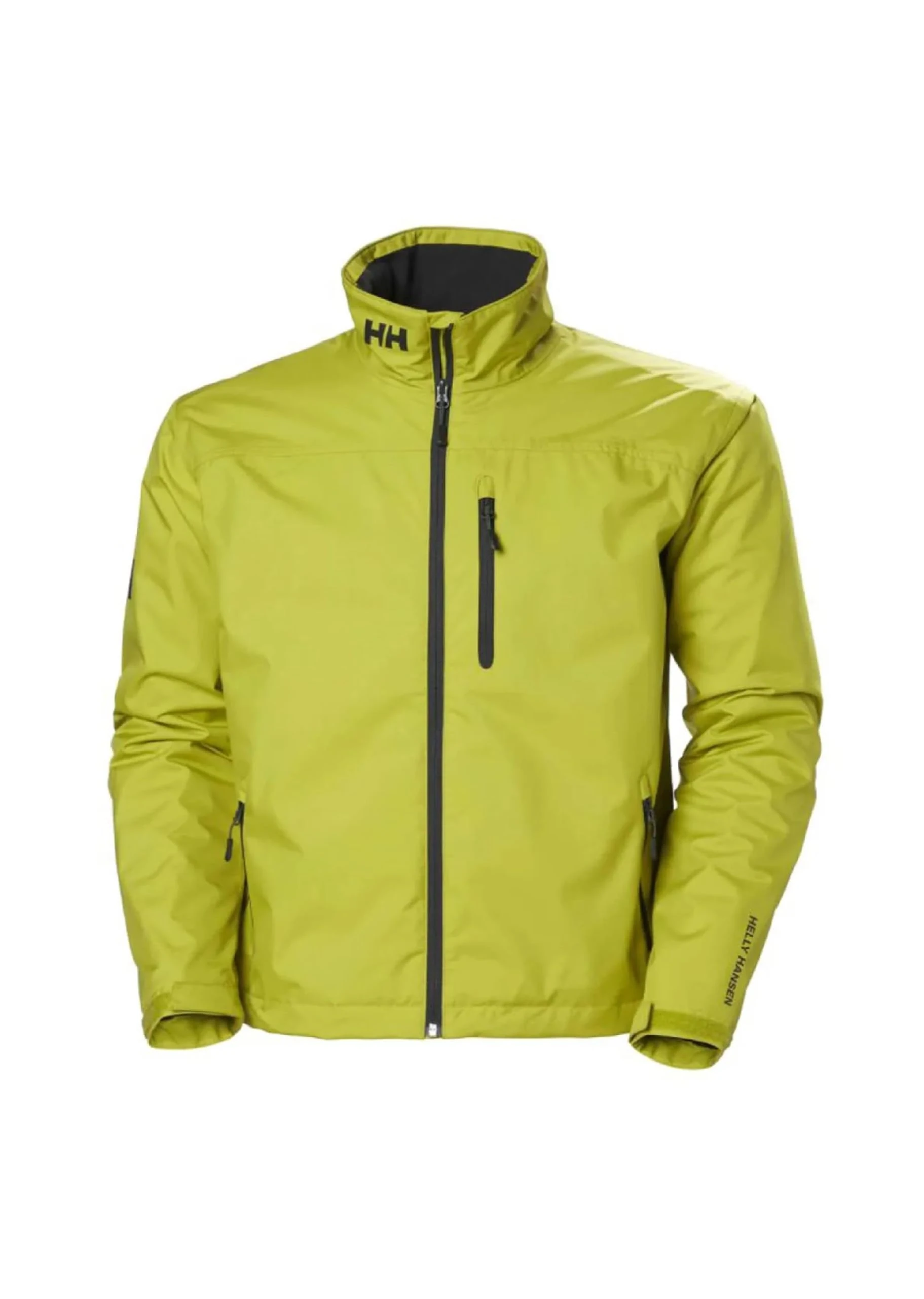 Helly Hansen Mens Crew Midlayer Jacket, Bright Moss, 2XL