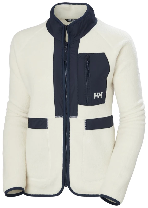 Helly Hansen Womens W Aurora Pile Jacket, Cream, L