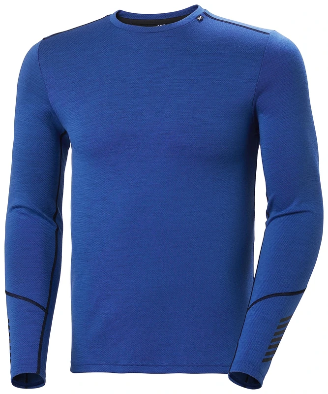 Helly Hansen Mens LIFA Merino Midweight Crew, Cobalt 2.0, XL