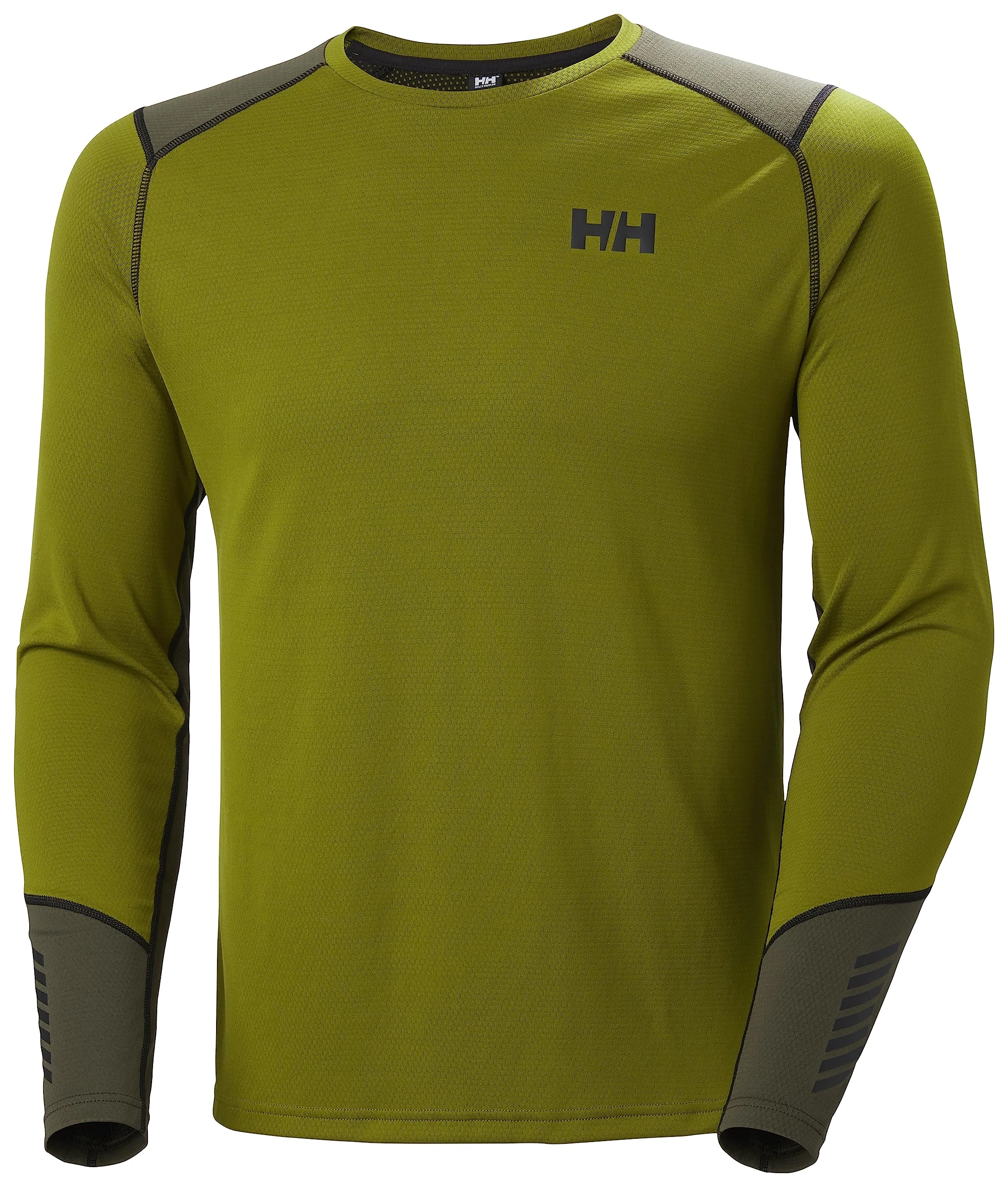 Helly Hansen Mens LIFA Active Crew, Olive Green, M