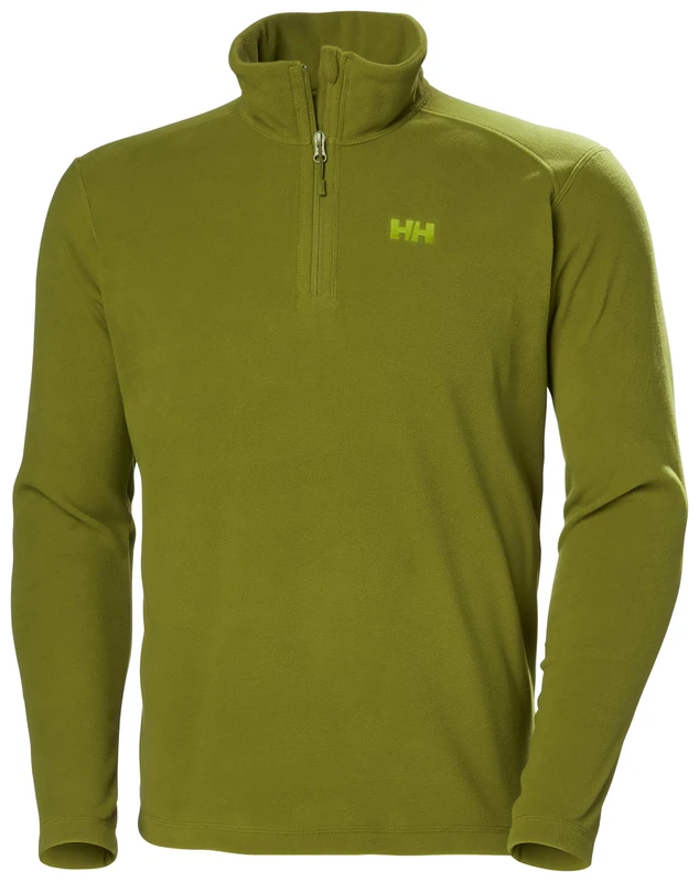 Helly Hansen Men's Daybreaker 1/2 Zip Fleece, Olive Green, XL