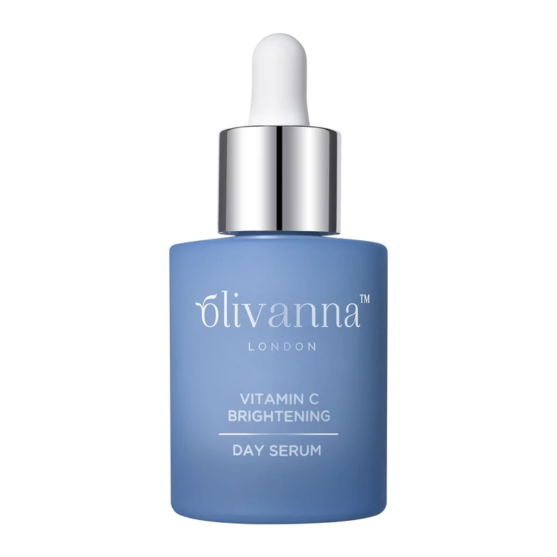 Olivanna Vitamin C Brightening Day Serum Wrinkle, Fine Line & Dark Spot Remover Face Facial Moisturiser Sensitive Skin Brightening Serum Hyperpigmentation Treatment Vegan Face Care, 30 millilitre