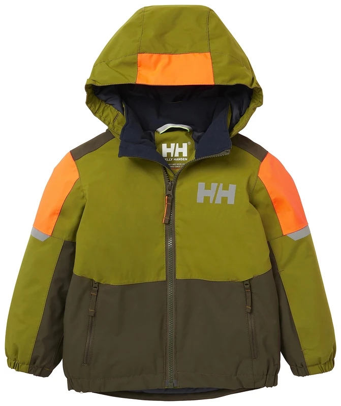Helly Hansen Kids Unisex K Rider 2.0 Ins Jacket, Utility Green, 2
