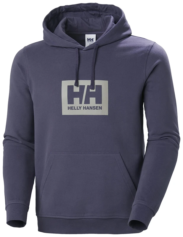 Helly Hansen Mens HH Box Hoodie, Dusty Purple, XS