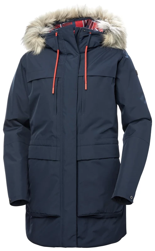 Helly Hansen Women's Coastal Parka - 597 Navy, Large