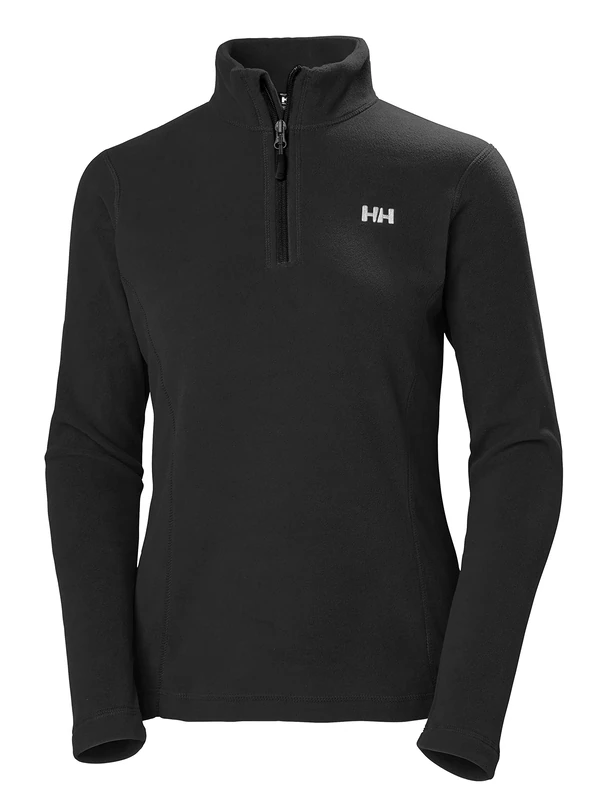Helly Hansen Women's W Daybreaker 1/2 Zip Fleece, Black 2.0, L
