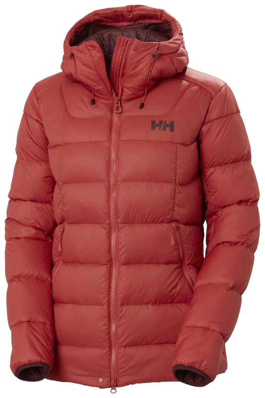 Helly Hansen Womens W Verglas Glacier Down Jacket, Poppy Red, XL - Image 1
