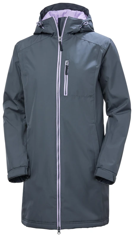 Helly Hansen Womens W Long Belfast Winter Jacket, Alpine Frost, XL