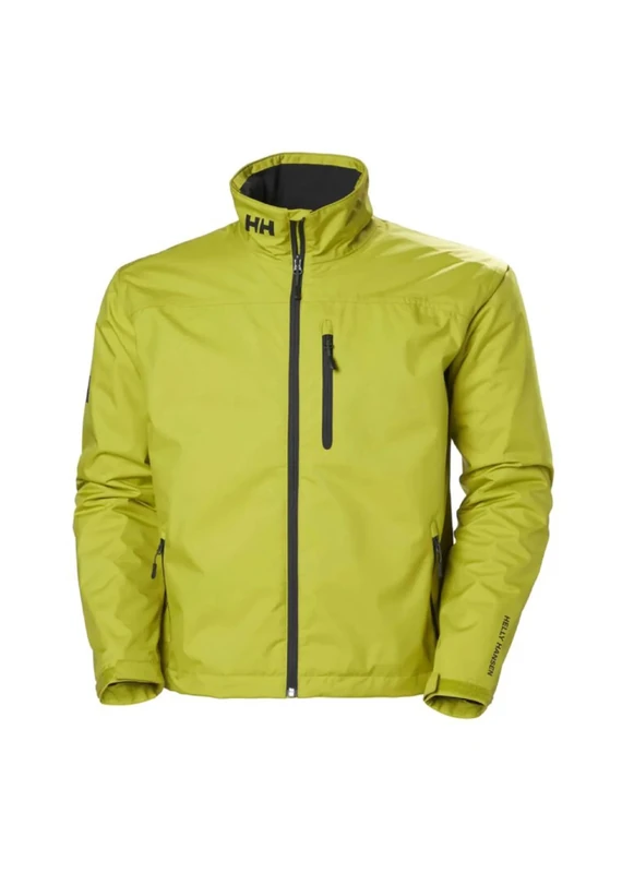 Helly Hansen Mens Crew Midlayer Jacket, Bright Moss, XL