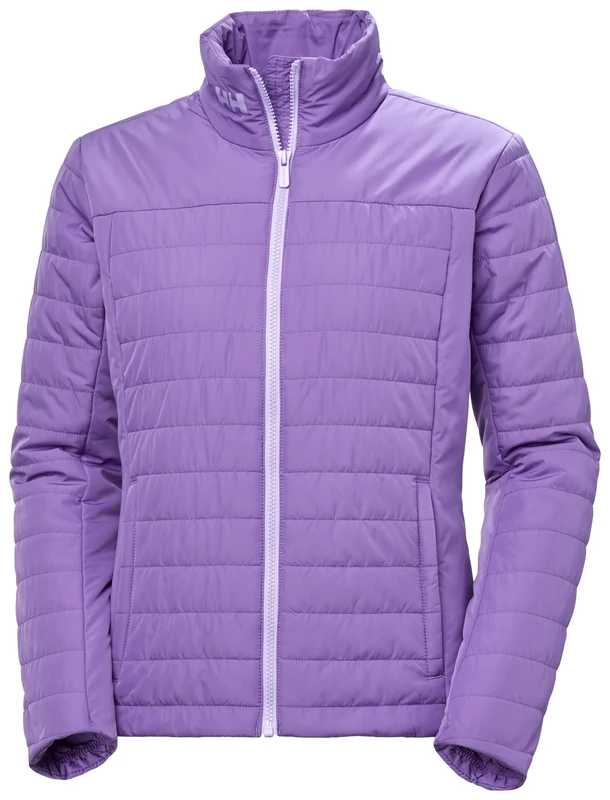 Helly Hansen Womens W Crew Insulator Jacket 2.0, Electric Purple, XL
