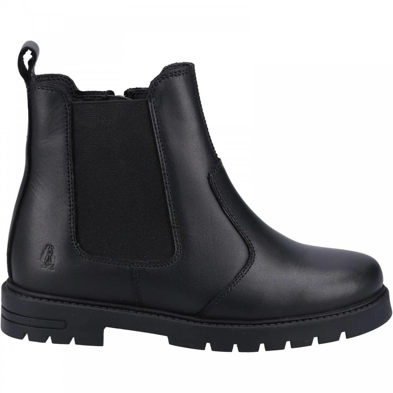 Hush Puppies Girl's Laura Junior Chelsea Boot, Black, 12 UK Child Narrow