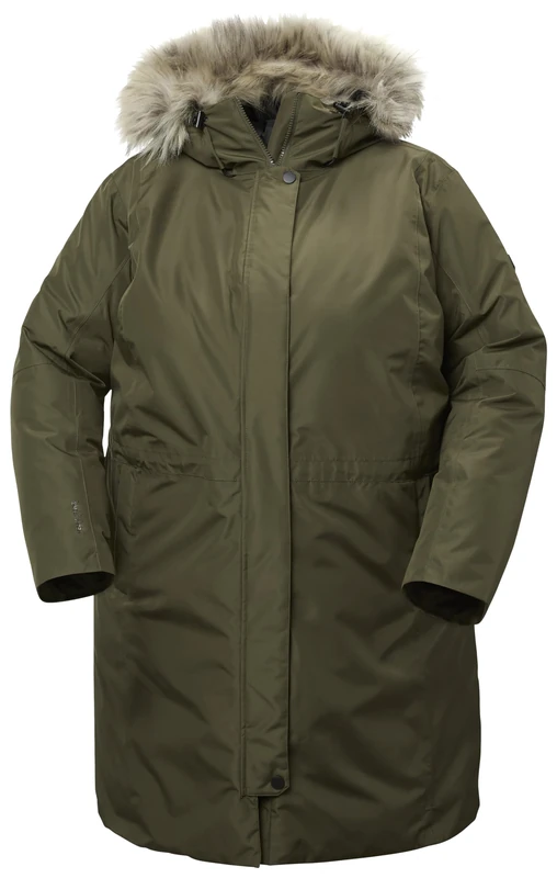 Helly Hansen Womens W Senja Plus Parka - Utility Green, 3X