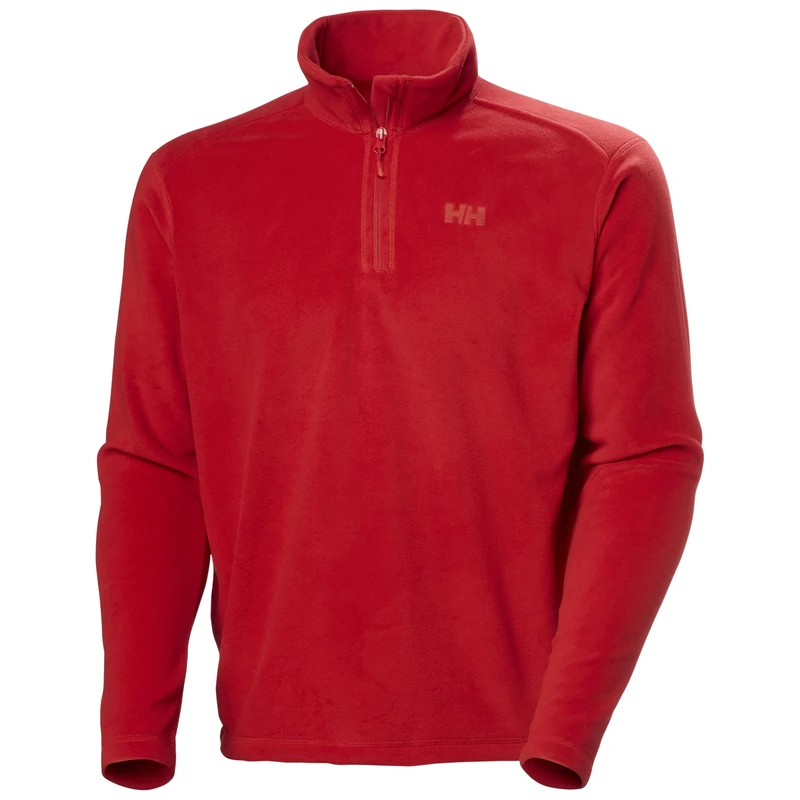 Helly Hansen Mens Daybreaker 1/2 Zip Fleece, Red, XL