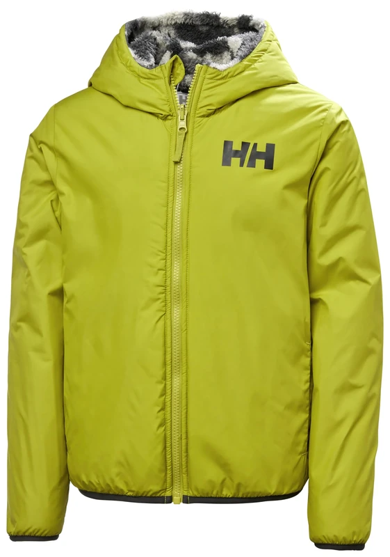 Helly Hansen Junior Unisex Jr Champ Reversible Jacket, Bright Moss, 10