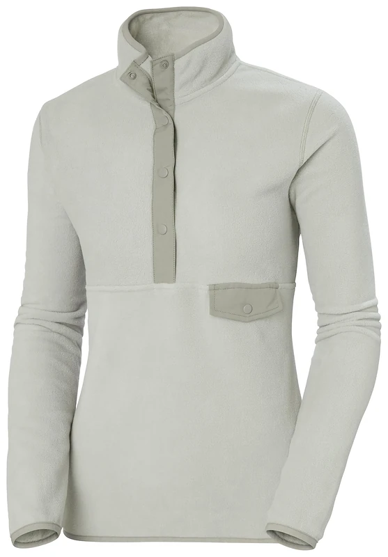 Helly Hansen Womens W Maridalen Fleece, Mellow Grey, XL