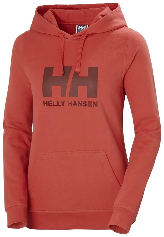 Helly Hansen Women's HH Logo Hoodie - Poppy Red, Size L