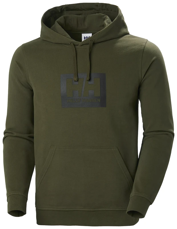 Helly Hansen Men's HH Box Hoodie, Green, XS