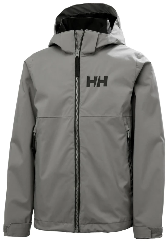 Helly Hansen Junior Unisex Jr Rigging Rain Jacket, Concrete, 10