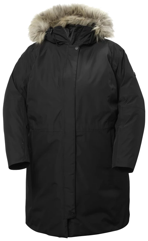 Helly Hansen Womens W Senja Plus Parka - Black, 1X