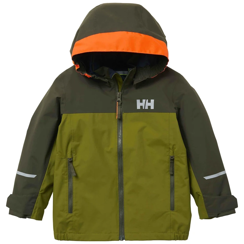 Helly Hansen Kids Unisex K Shelter Jacket 2.0, Olive Green, 6
